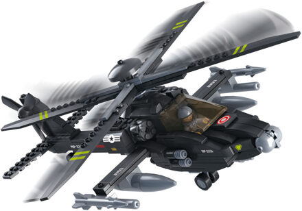 Sluban army - apache helikopter m38-b0511 Multikleur
