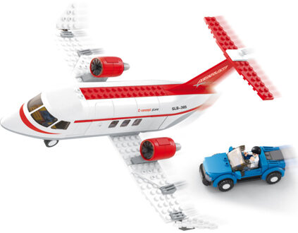 Sluban B0365 Avia C-concept Vliegtuig Sluban Bouwblokken Wit