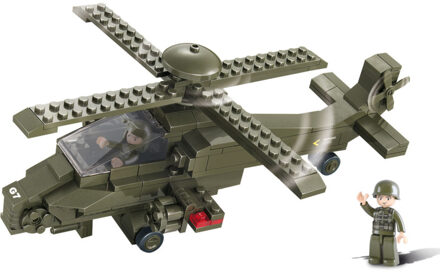 Sluban Speelgoed Sluban Bouwstenen Gevechtshelikopter 28.5 Cm - Leger/soldaten Speelgoed Multikleur