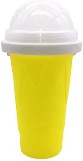 Slushy Maker Blender Keuken Diy Dubbele Cup Smoothie Pinch Ice Cup Siliconen Draagbare 250Ml Knijpt Icys Cup Draagbare Blender