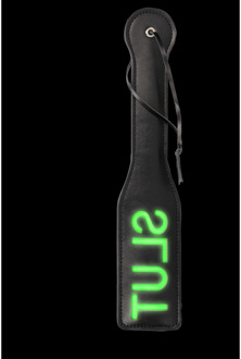 Slut Paddle - Glow in the Dark - Neon Groen