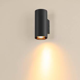 SLV Asto Tube wandlamp, GU10, down, zwart