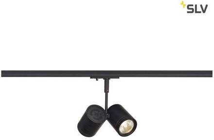 SLV Bima 2 Zwart 1-fase railverlichting