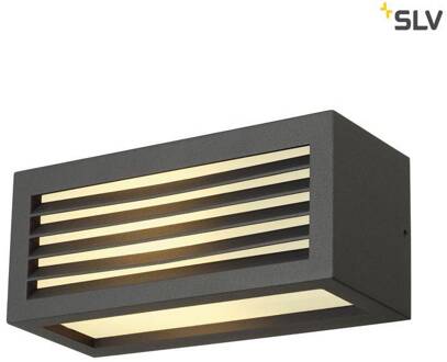 SLV BOX-L E27 ANTRACIET wandlamp