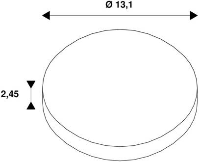 SLV Cyft sierring, messing, staal, Ø 13,1 cm
