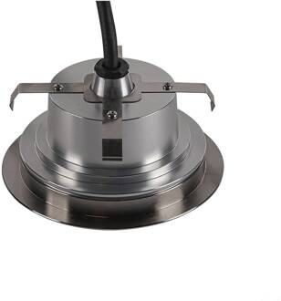 SLV Dasar Flat 120 LED grondspot inbouwlamp, 4.000 K roestvrij staal