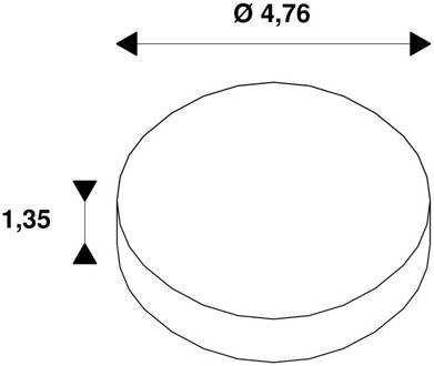 SLV Dekoring Noblo, bronskleurig, Ø 5 cm, kunststof
