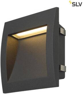 SLV Downunder OUT L antraciet wandinbouwspot