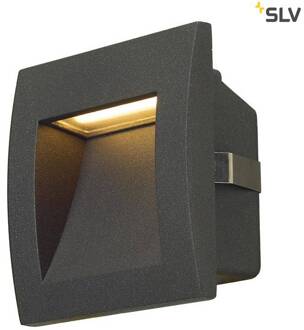 SLV Downunder OUT S antraciet wandinbouwspot