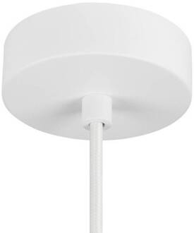 SLV hanglamp Light Eye 150, wit, Ø 15 cm, metaal wit mat