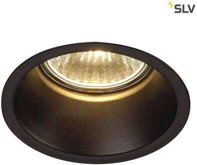 SLV HORN GU10 230V ZWART inbouwspot