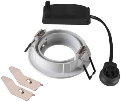 SLV Inbouw plafondlamp New Tria, wit, aluminium, Ø 8,2 cm