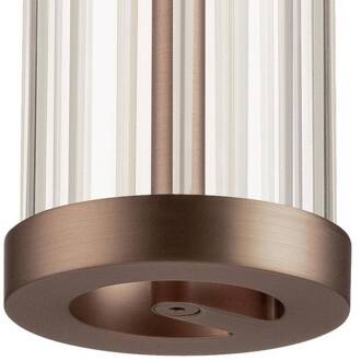 SLV LED hanglamp Quimera, koperkleurig, Ø 8 cm, CCT koperkleurig, helder