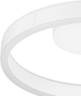 SLV LED plafondlamp One, Ø 40 cm, wit, metaal, CCT