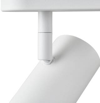 SLV LED plafondspot Noblo, wit, dimbaar naar warm, lengte 40 cm
