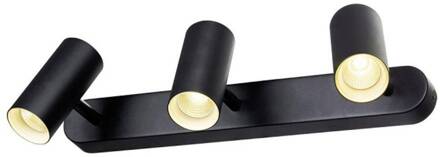 SLV LED plafondspot Noblo, zwart, dimbaar naar warm, 40 cm