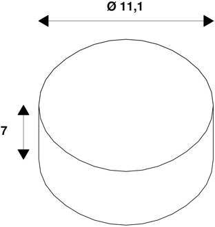 SLV LED reflectorlamp QPAR11, 30 graden, GU10, 12,5 W, 2700 K zilver