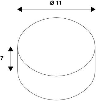 SLV LED reflectorlamp QPAR111, 2.700 K, GU10, 12 W, dimbaar aluminium