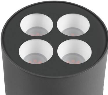 SLV LED tuinpadverlichting R-Cube 70, antraciet, aluminium, hoogte 70 cm