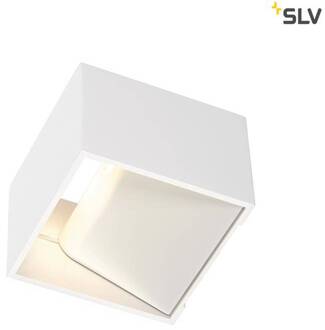 SLV LOGS IN LED Wit wandlamp