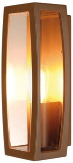 SLV Meridian 2 BOX roestkleur wandlamp