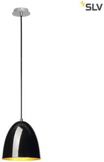 SLV PARA CONE 20 zwart / goud hanglamp
