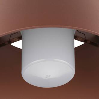 SLV Photoni plafondlamp, roestkleurig, aluminium, Ø 25 cm