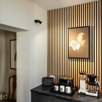 SLV plafondlamp Puri 2.0 Cone, zwart, Ø 5 cm, metaal