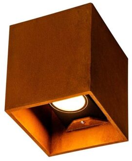 SLV Rusty® UP/DOWN vierkant wandlamp