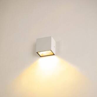 SLV Sitra Enkele LED buiten wandlamp, wit