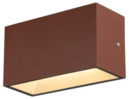 SLV Sitra M roestkleur up/down wandlamp