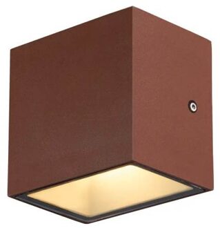 SLV Sitra S roestkleur wandlamp