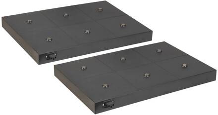 SLV Vinolina Twee oplaadbasis, zwart, kunststof