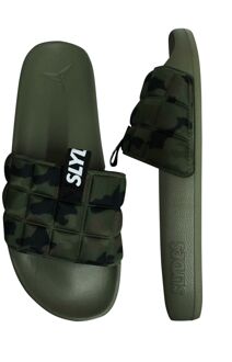 Slydes Fade Khaki herensliders Camouflage