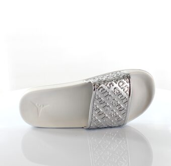 Slydes Sky Dames Wit/Zilver Sliders