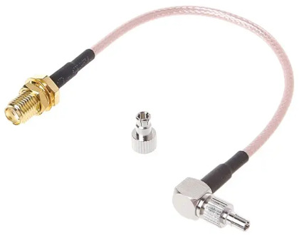 SMA Female To CRC9/TS9 Dual Connector RF Coaxial Adapter RG316 Cable 15cm OCT31