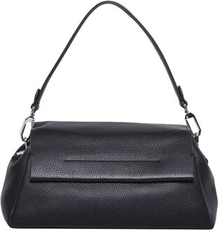 Smaak Amsterdam Aileen Crossbody black damestas Zwart - H 17 x B 35 x D 15 cm