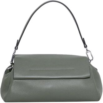 Smaak Amsterdam Aileen Crossbody pine damestas Groen - H 17 x B 35 x D 15 cm