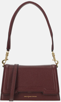 Smaak Amsterdam Bitti Shoulderbag bordeaux damestas Rood - H 14 x B 21 x D 7 cm