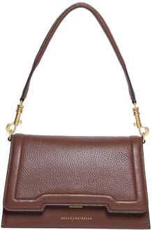 Smaak Amsterdam Bitti Shoulderbag camel damestas Cognac - H 14 x B 21 x D 7 cm