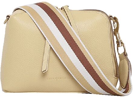 Smaak Amsterdam Blake Crossbody butter schoudertas heren Beige - H 16 x B 22 x D 8 cm