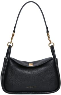 Smaak Amsterdam Cliff Crossbody black damestas Zwart - H 16 x B 27 x D 10 cm