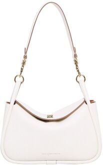 Smaak Amsterdam Cliff Crossbody cream damestas Beige - H 16 x B 27 x D 10 cm