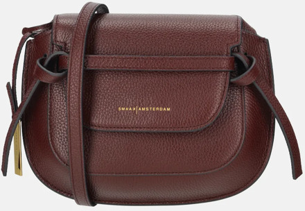 Smaak Amsterdam Clint crossbody tas bordeaux Donker rood
