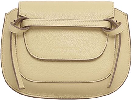 Smaak Amsterdam Clint Handbag butter schoudertas heren Beige - H 18 x B 25 x D 13 cm