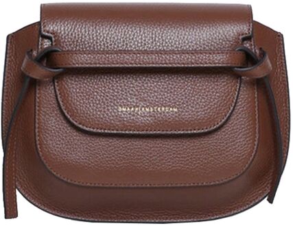 Smaak Amsterdam Clint Handbag camel damestas Cognac - H 18 x B 25 x D 13 cm