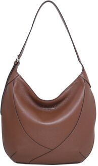 Smaak Amsterdam Drew Handbag camel schoudertas dames Cognac - H 30 x B 38 x D 15 cm