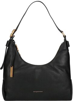 Smaak Amsterdam Elke Shoulderbag black schoudertas dames Zwart - H 30 x B 36 x D 14 cm