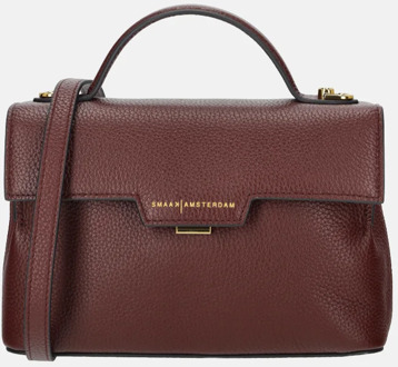 Smaak Amsterdam Flora crossbody tas bordeaux Donker rood