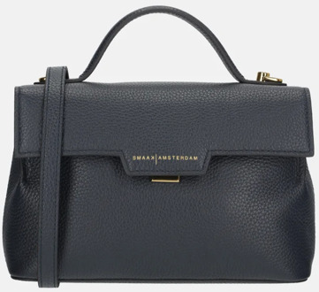 Smaak Amsterdam Flora crossbody tas navy Donkerblauw